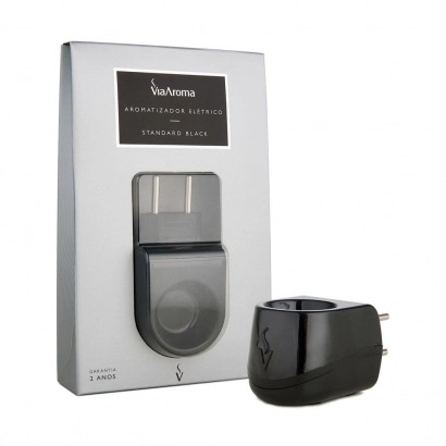 DIFUSOR AROMATIZADOR ELÉTRICO BIVOLT STANDARD BLACK - VIA AROMA