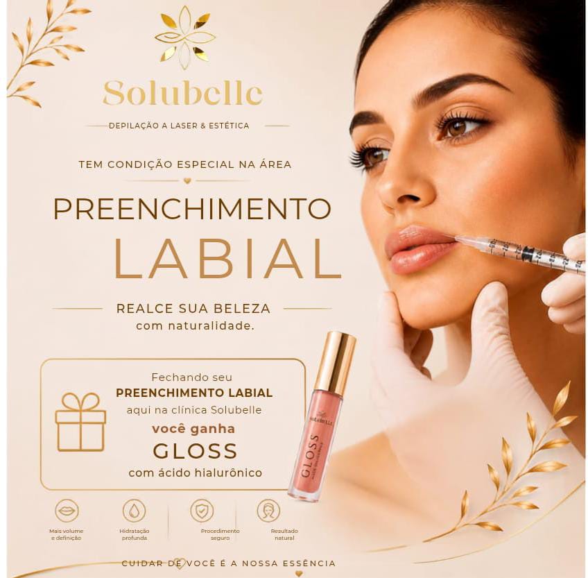 PREENCHIMENTO LABIAL COM BRINDE ESPECIAL